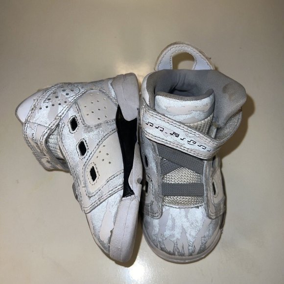 Nike Air Jordans Baby Toddler Size 5C 428820-004 White Gray Black Rare! - Picture 7 of 7